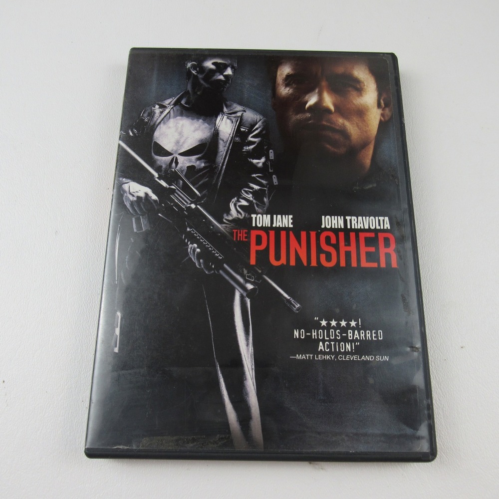 The Punisher DVD Tom Jane John Travolta‎ Action Movie Lions Gate